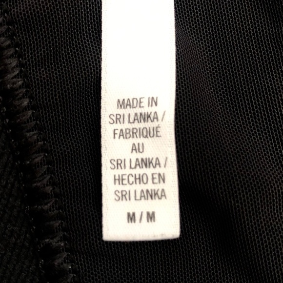 NEW! Victoria Sport Spellout Graphic The Player Sports BRA Black White SZ M - Picture 12 of 12